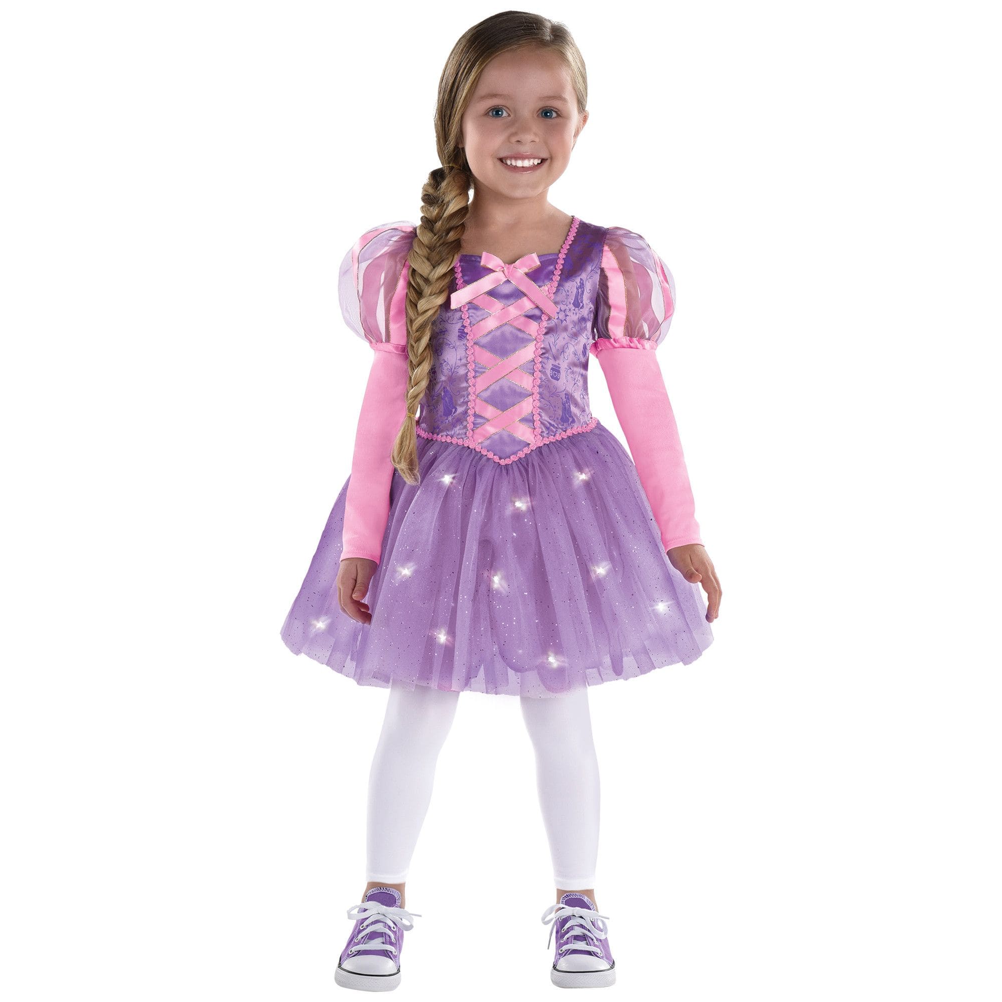 Costume de Disney Raiponce, toute petite et enfant, robe de princesse  lumineuse violette/rose, choix de tailles