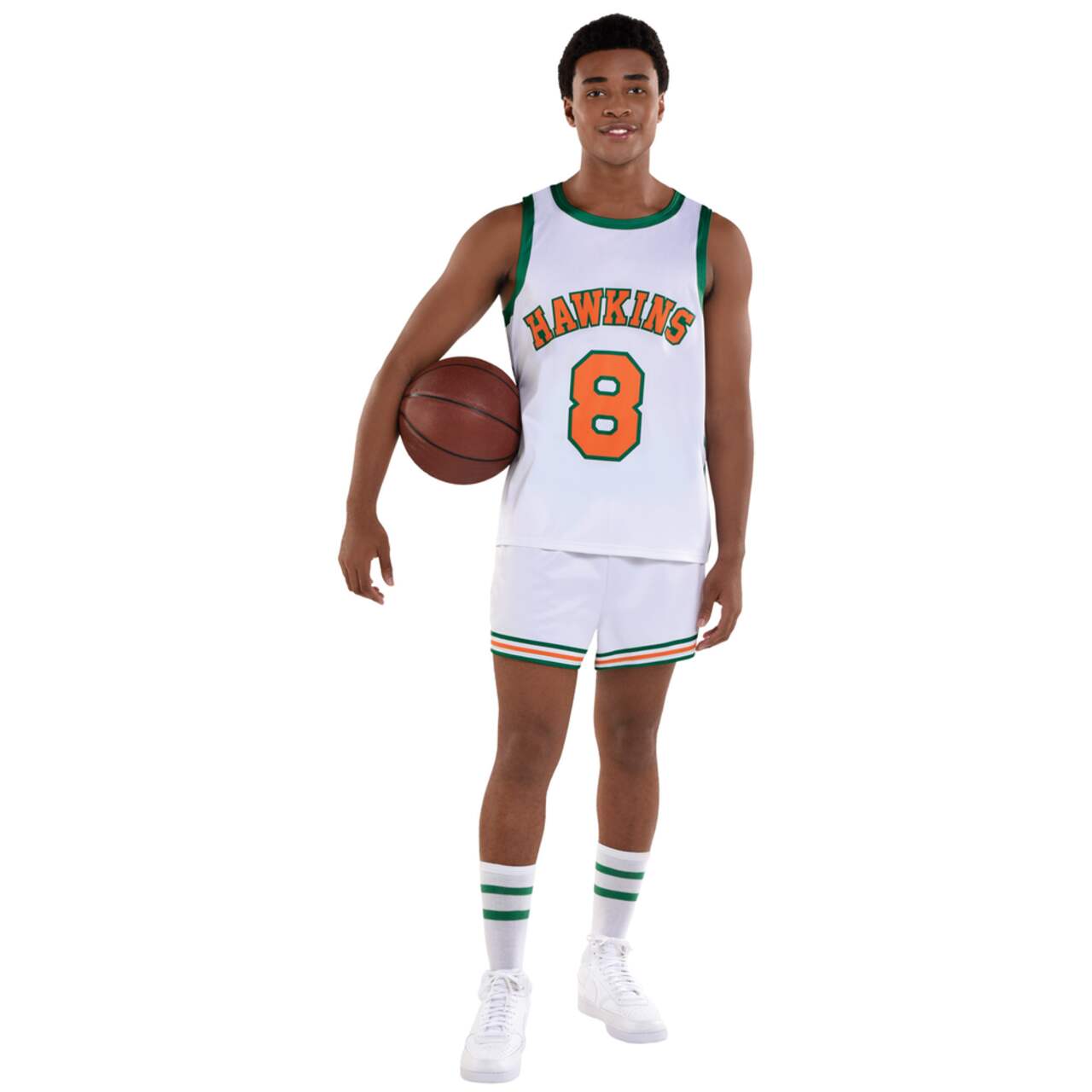 Stranger Things Lucas Costume Adult Standard New Basketball Halloween  Cosplay