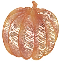 Décorations d'automne et d'Halloween napperon en vinyle épices à citrouille Front_Flat