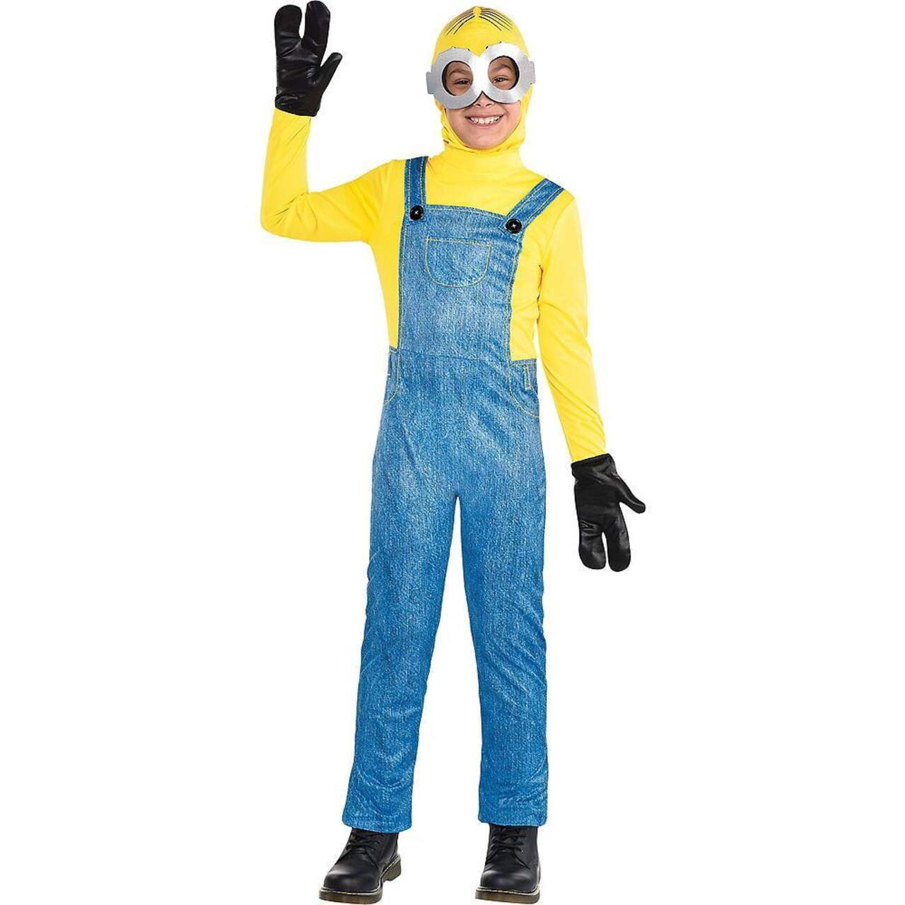 Toddler & Kids' Despicable Me Minion Yellow/Blue Jumpsuit with
