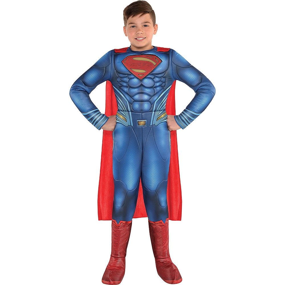 WARNER BROS Kids Justice League Part 1 Superman Muscle Halloween ...