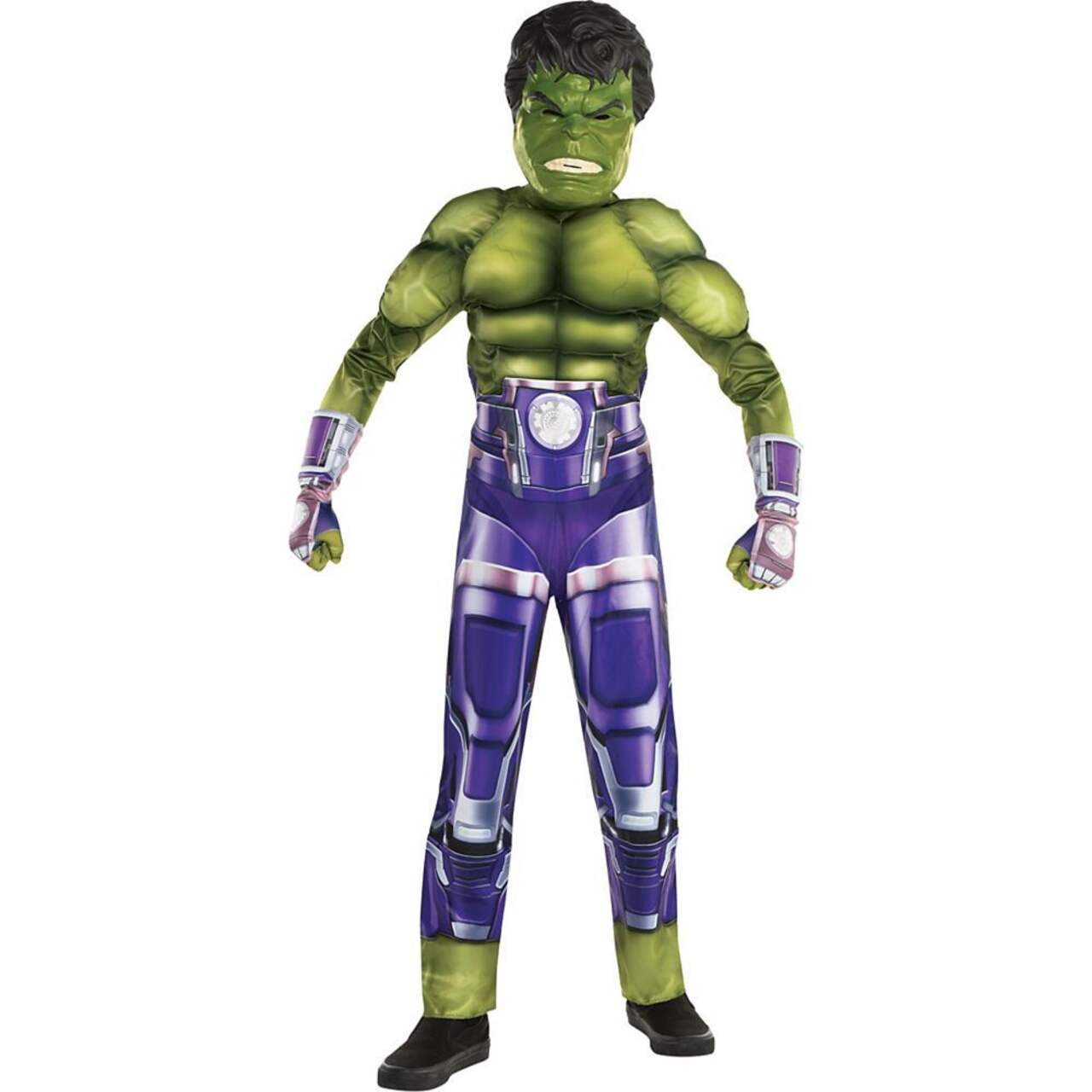 Gants en peluche Disney Marvel L'incroyable Hulk pour enfants, vert, taille  unique, accessoire de costume à porter pour l'Halloween