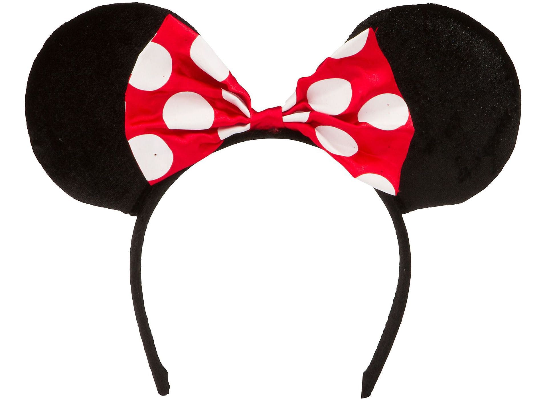 Ensemble de 12 pièces oreilles de Minnie Mouse, couleur unie, noir