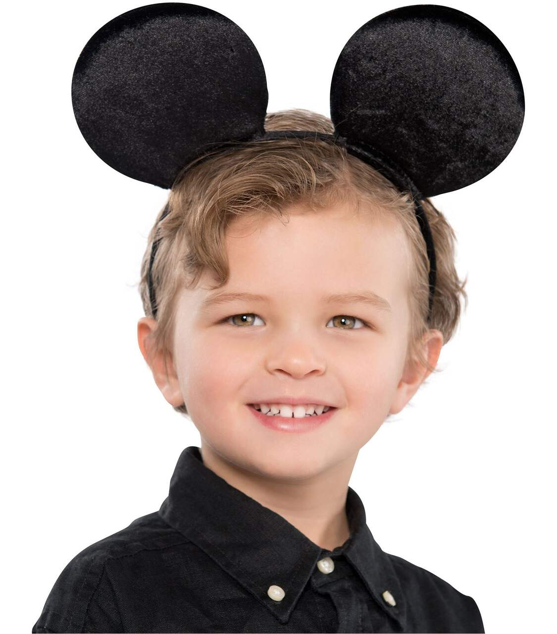 Serre-tête avec oreilles de Disney Mickey Mouse pour enfant, noir