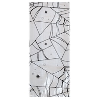 Sac cellophane toile d'araignée, transparent/noir, 9 po, paq. 20, pour l'Halloween CloseUp