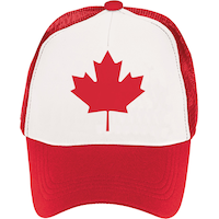 Casquette feuille d'étable du Canada Front_Flat