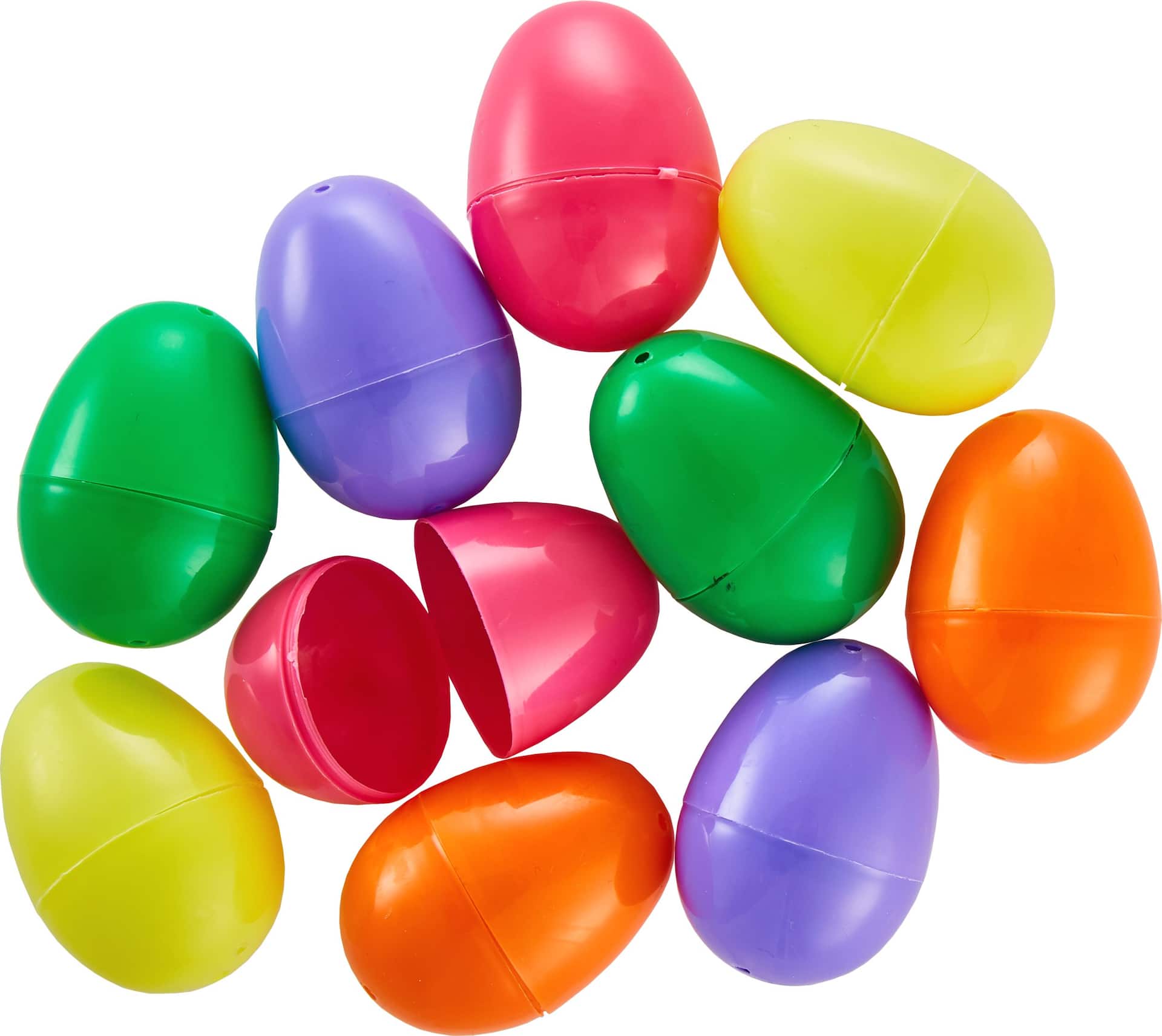 Plastic shop easter eggs