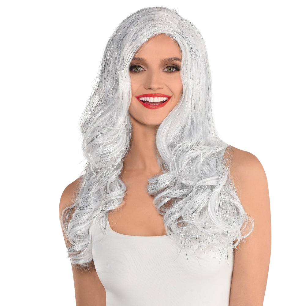 Long Glam Wig, Silver | Canadian Tire