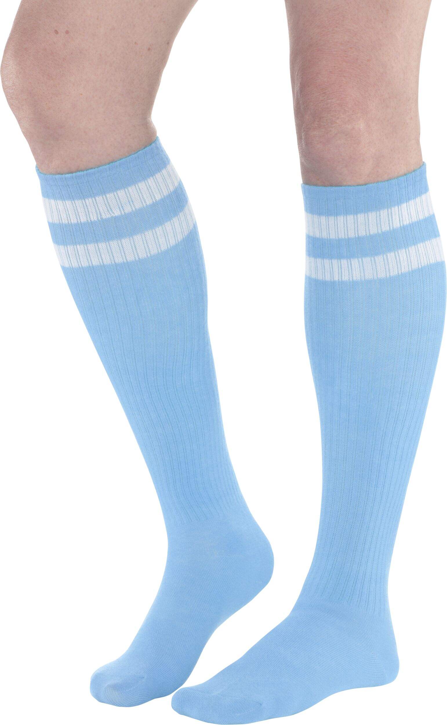 AD LT BLU KNEE SOCK