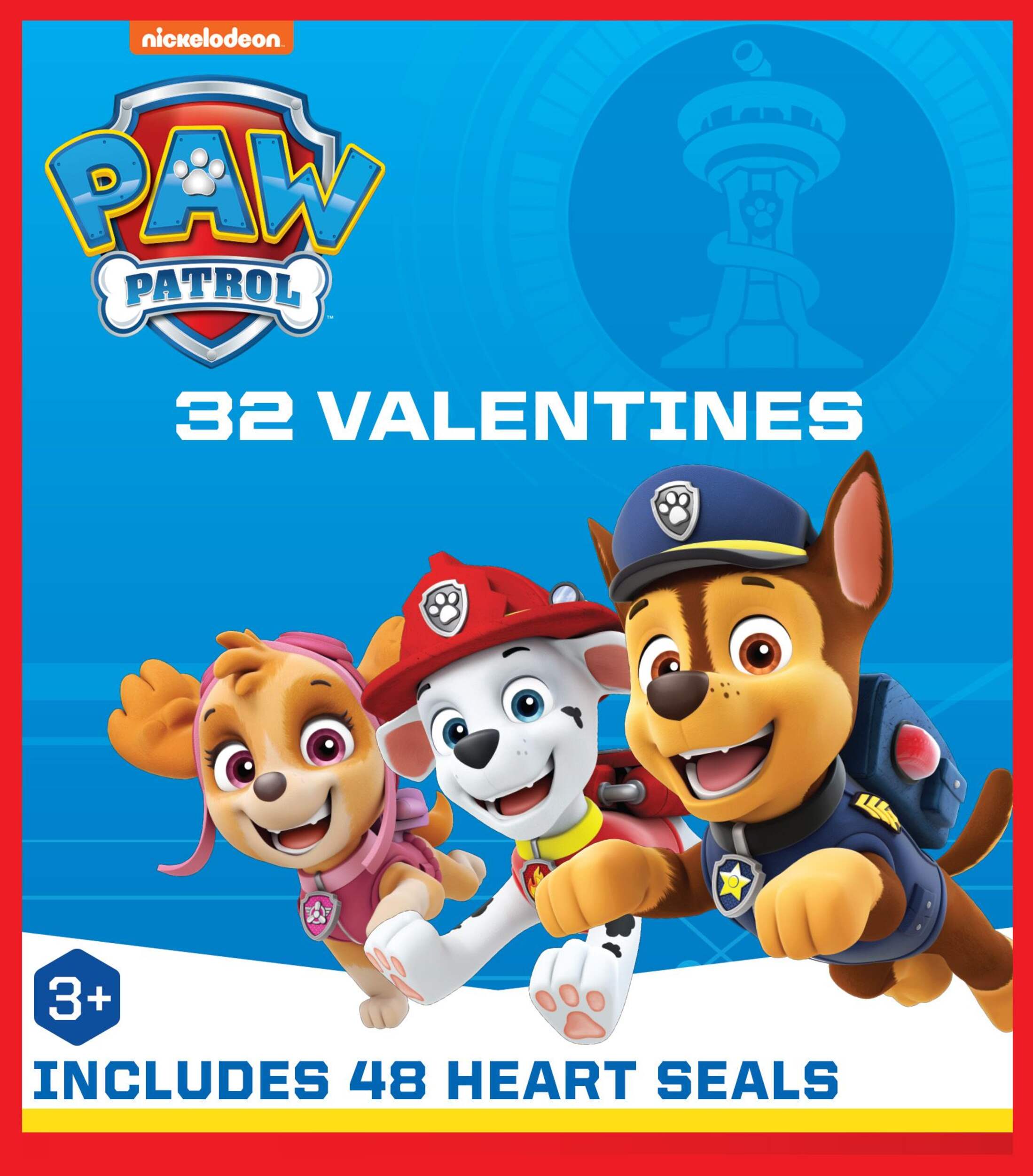 Valentines Showcase Paw Patrol Cards 32 ct Party City