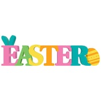 Easter Standing Word Sign Front_Flat