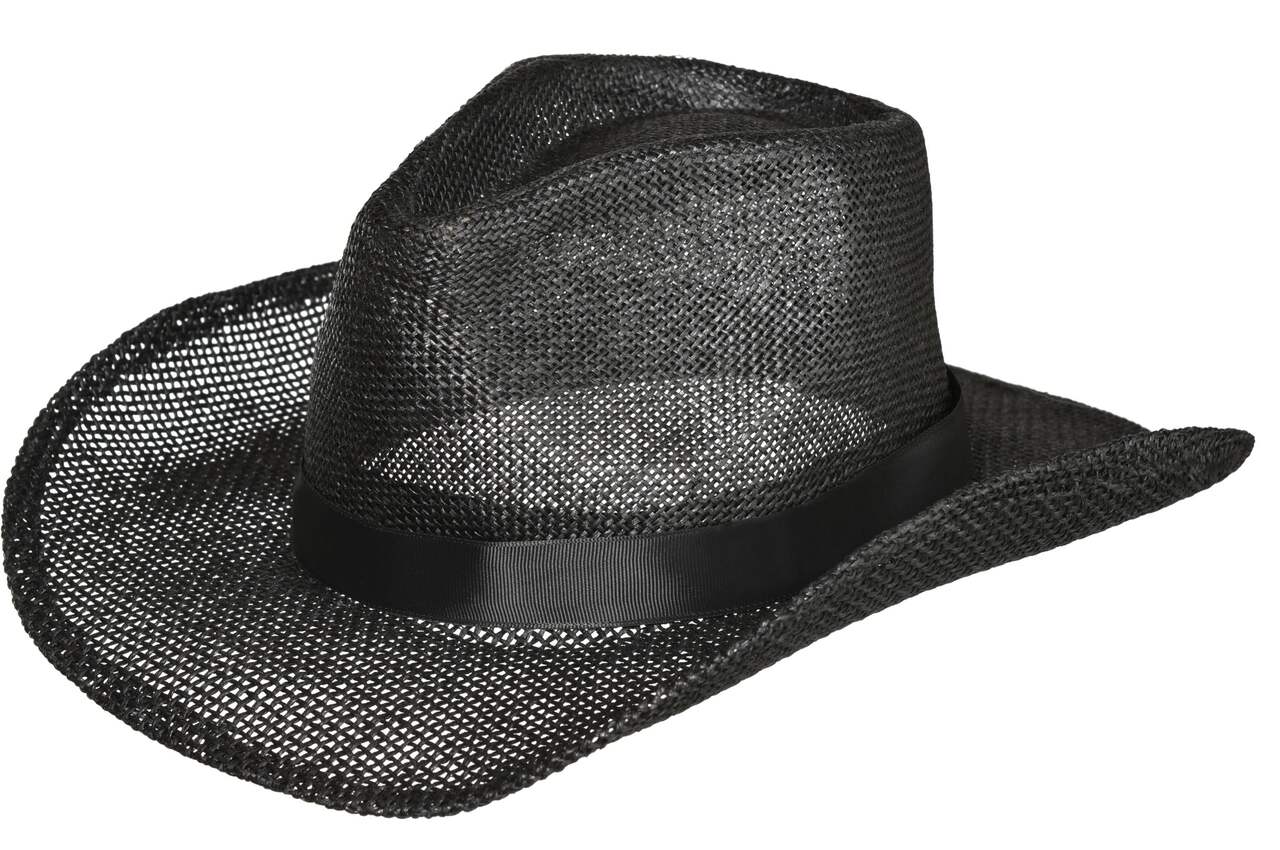Western Mesh Cowboy Hat, Assorted Colours, One Size, Wearable Costume  Accessory for Halloween