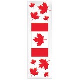 Autocollants décoratifs en gel réutilisables pour la fête du Canada, 1 3/4 pi Front_Flat