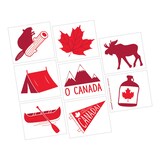 Tatouages temporaires, Fête du Canada, paq. 8, 13 ans et plus Front_Flat