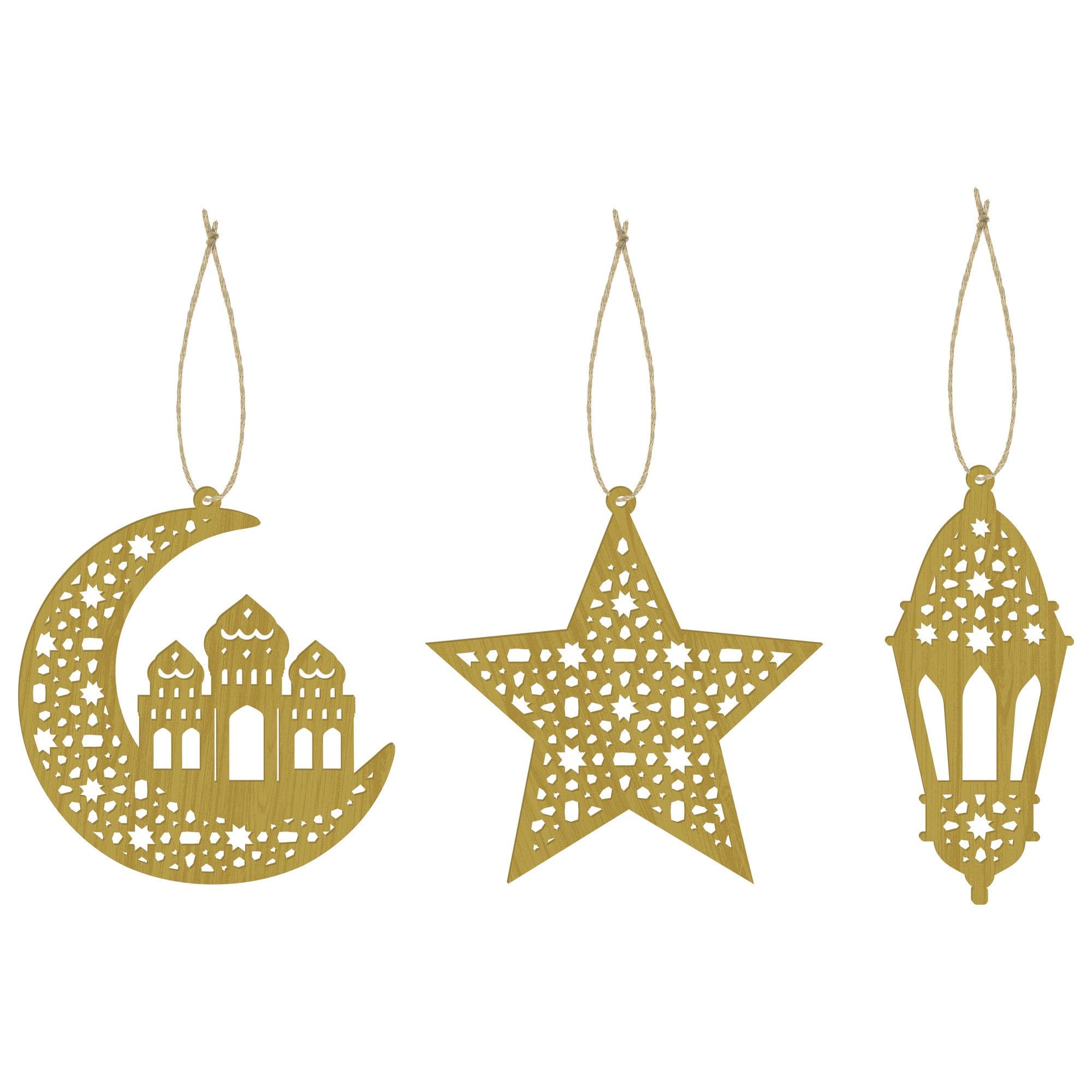 Decoration bois Ramadan lumières décorative. (Délais de livraison