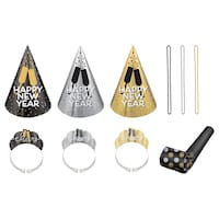 Trousse de fête de la veille du Nouvel An pour 10 personnes, multicolore