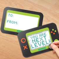 Cartes d'échange à gratter de la Saint-Valentin, jeu vidéo, paq. 16 Overhead_Plunge