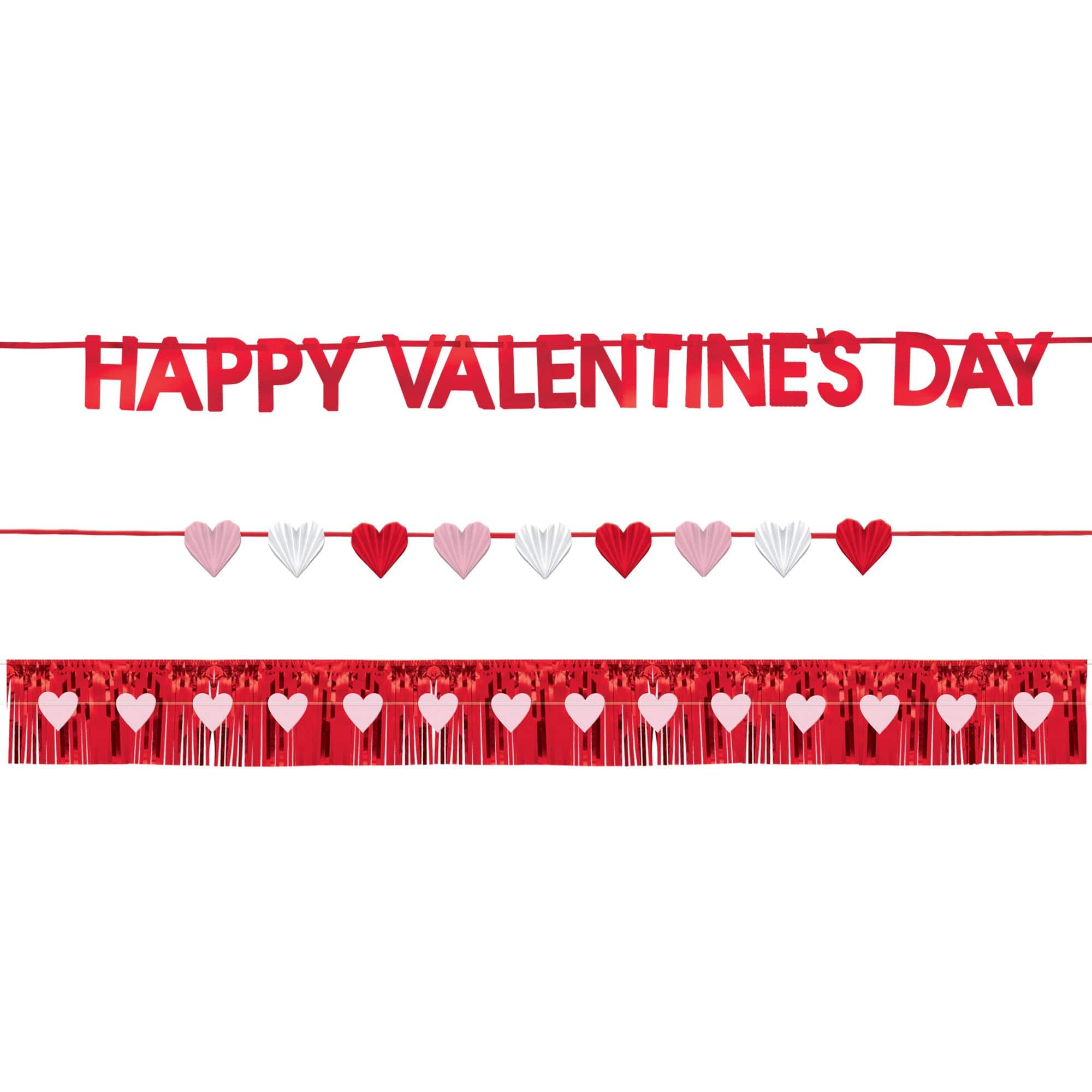 Valentine's Day Glitter Letter Banner Kit | Party City