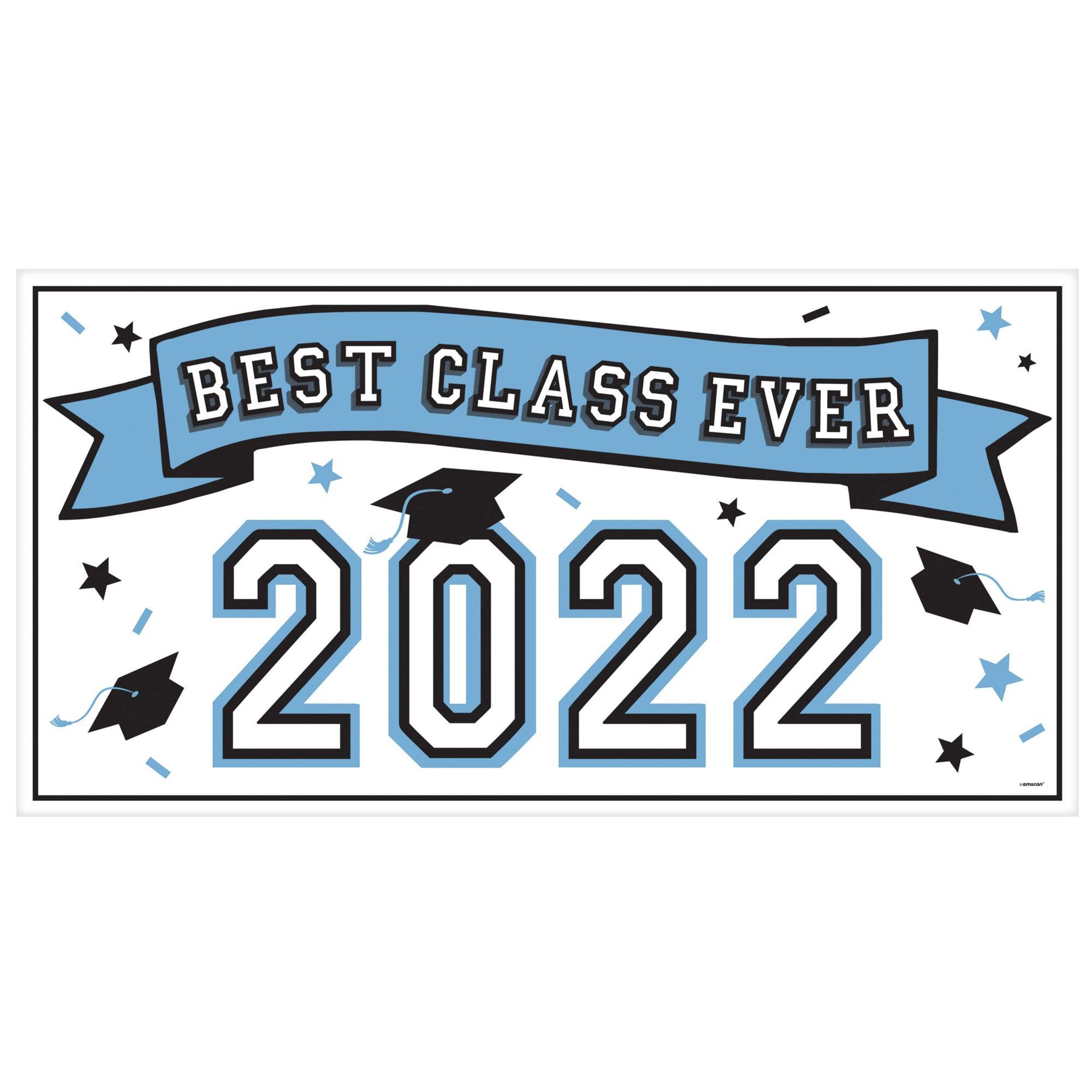 Large Grad Horizontal Banner, Powder Blue Front_Flat