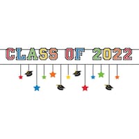 Banderoles Remise des diplômes, paquet multiple, multicolore Front_Flat