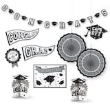 Trousse de décoration pour salle Remise des diplômes, blanc Front_Flat