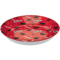 Grad Plastic Bowl, Red Front_Elevated