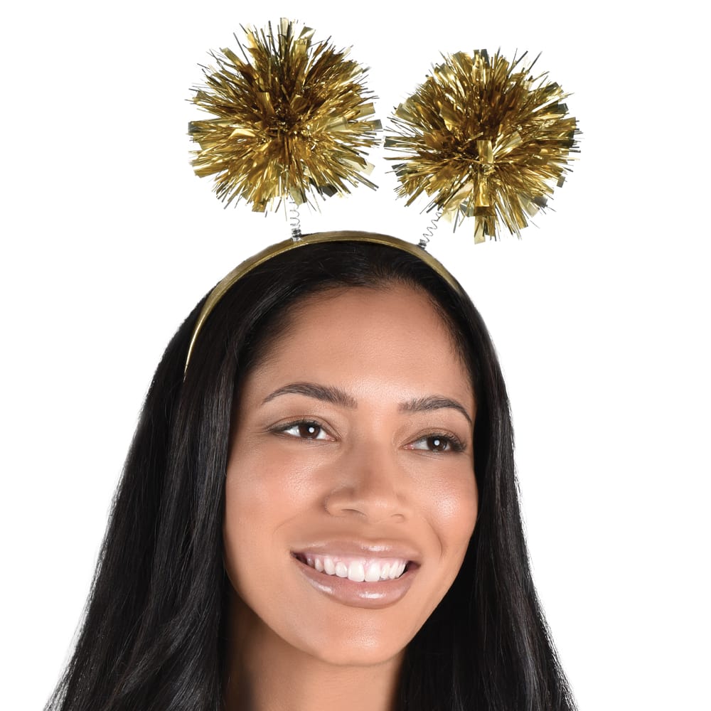 Head Bopper Pom-Pom, Gold