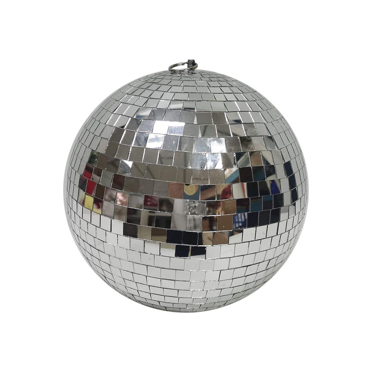 Amscan New Year's Eve Disco Ball, Silver, 10-in
