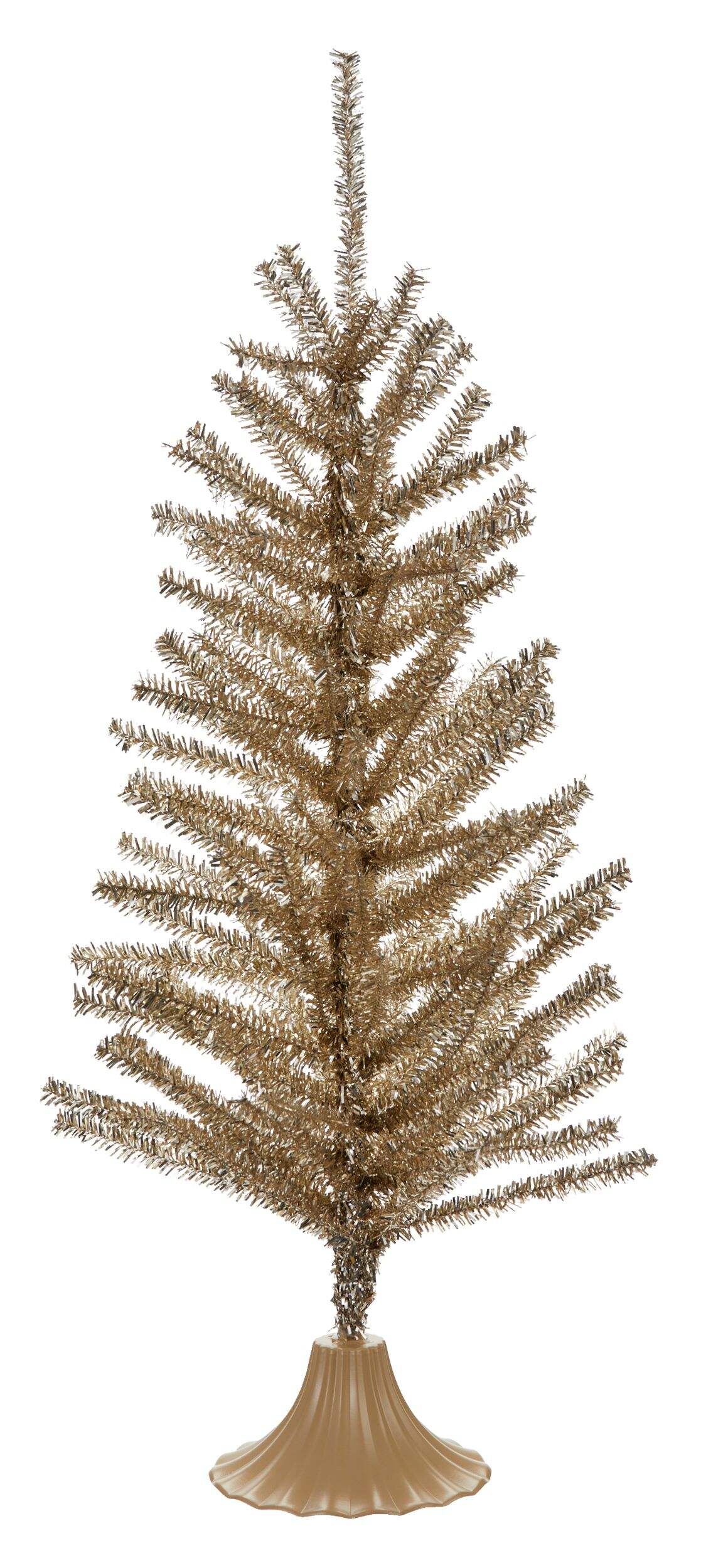 Arbre scintillant champagne décoratif de table FOR LIVING, 24 po Front_Elevated