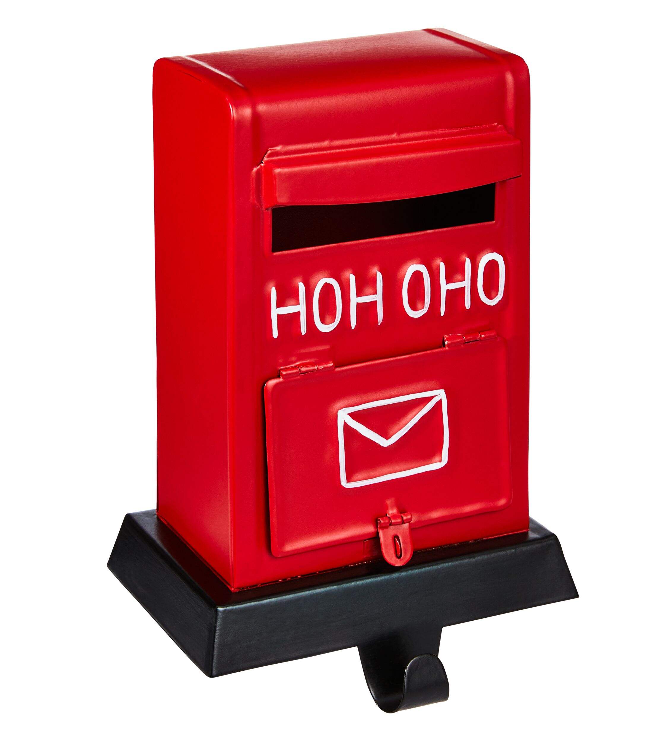 CANVAS Mail to Santa Christmas Decoration Stocking Holder Front_Three_Fourths_Angled_Right