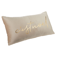 Coussin lombaire décoratif C'est Noël CANVAS, 12 x 24 po