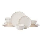 Service de vaisselle de Noël en porcelaine CANVAS Jardin d'hiver, paq. 12 Front_Flat