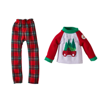 Accessoires pour poupée décoration de Noël avec pyjama Tree Farm The Elf on the Shelf : Claus Couture Collection Front_Flat