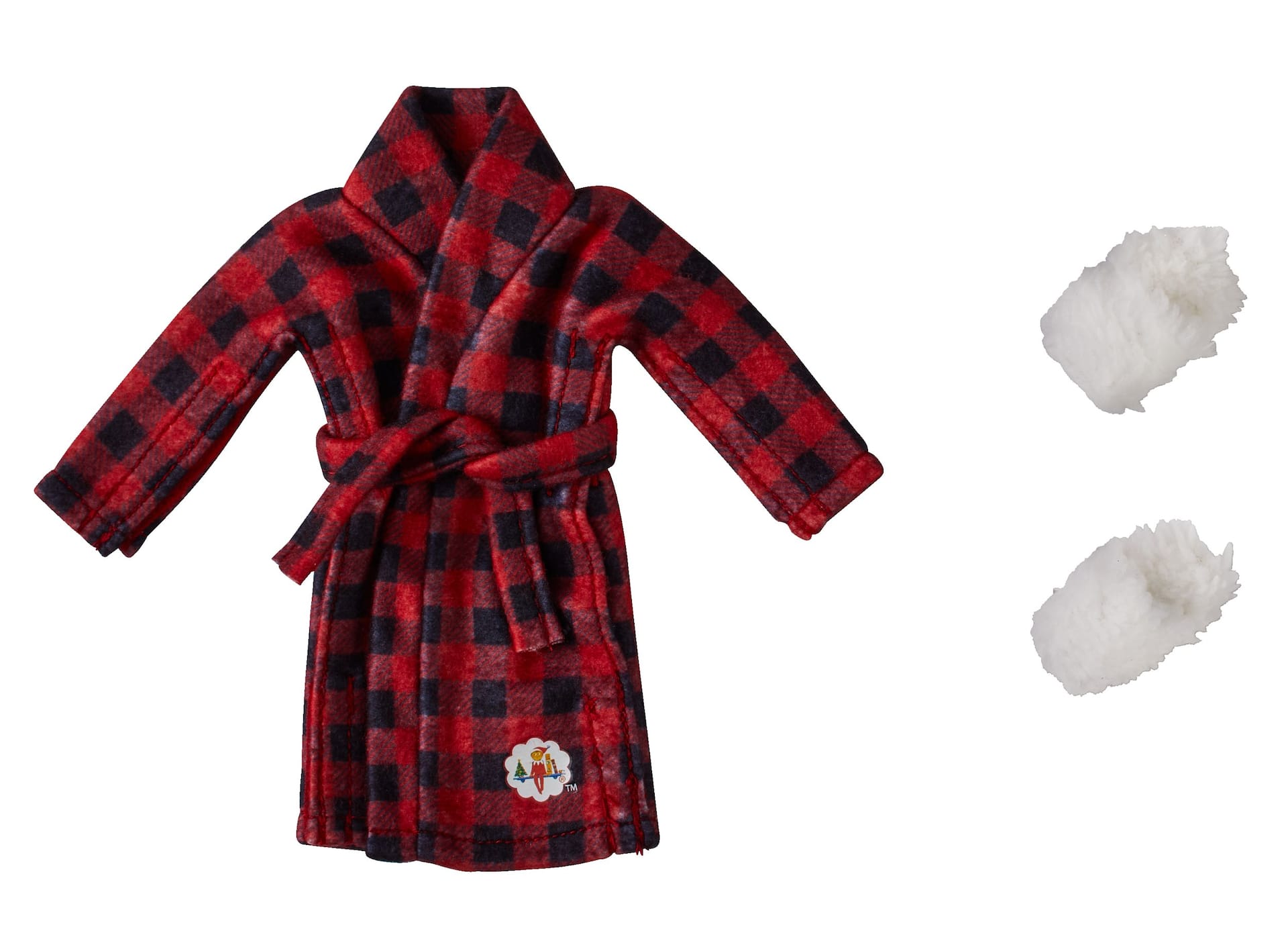 The Elf on the Shelf: Claus Couture Collection® Cozy Robe & Slippers  Lounging Set Christmas Decoration Doll Accessory