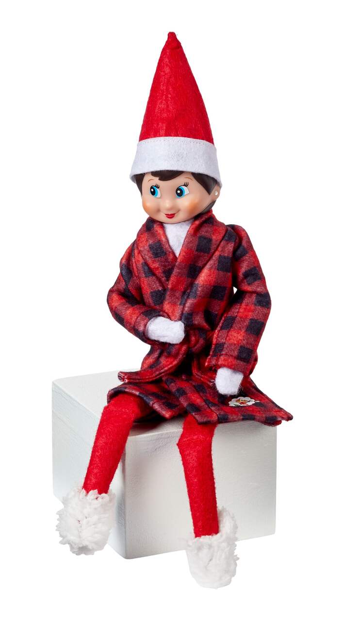 The Elf on the Shelf: Claus Couture Collection® Cozy Robe & Slippers  Lounging Set Christmas Decoration Doll Accessory