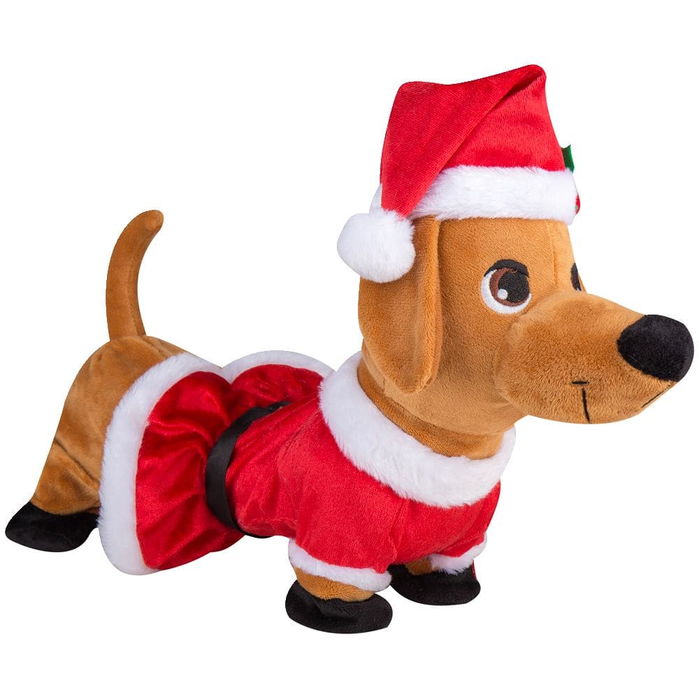 Christmas dog stuffed sale animal