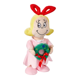Animated Dancing Musical Christmas Decoration Cindy-Lou Who Plush, 15.5-in Front_Angled_Right