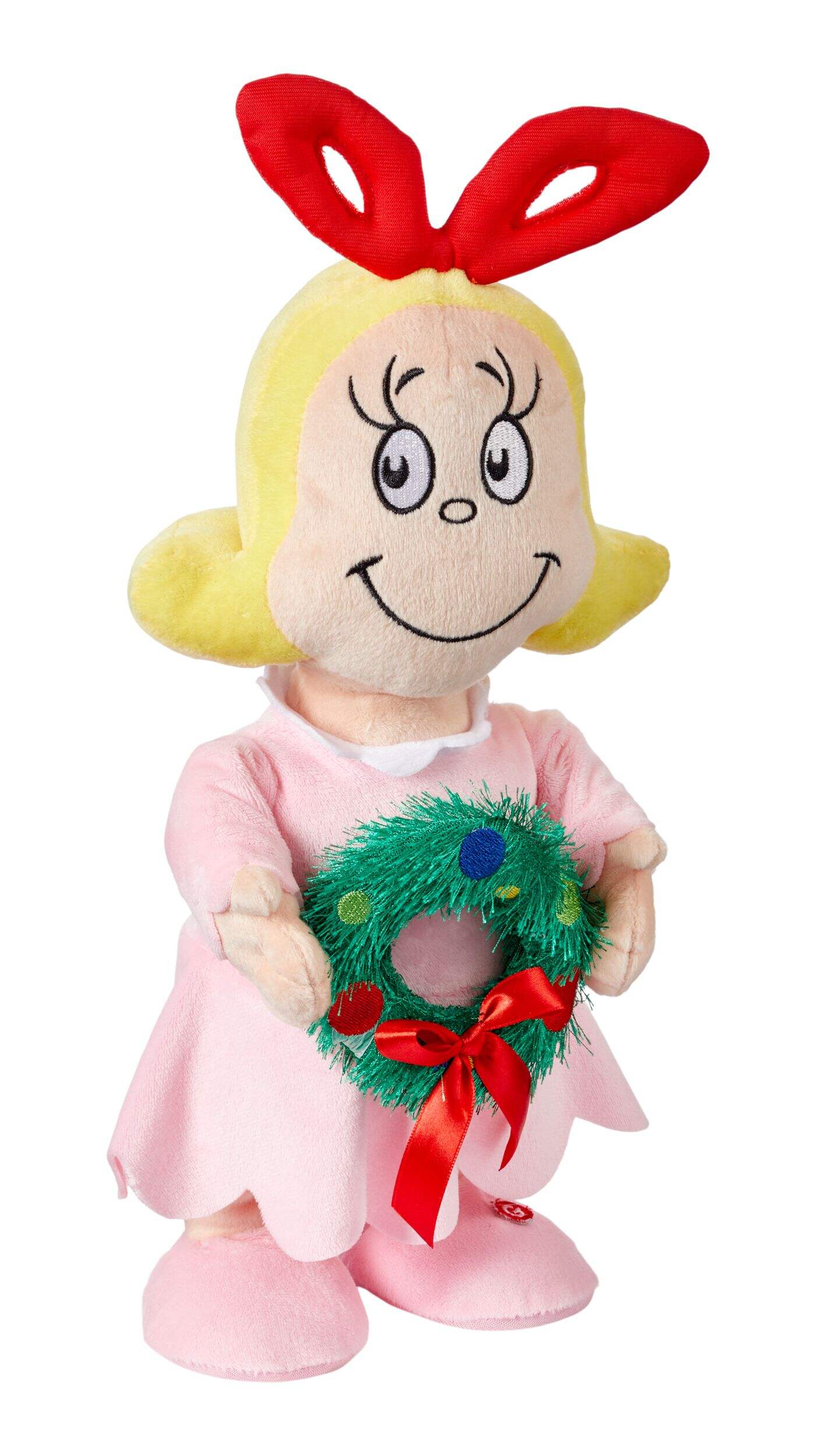 Peluche de Cindy-Lou Who animée, dansante et musicale, 15,5 po Front_Angled_Right