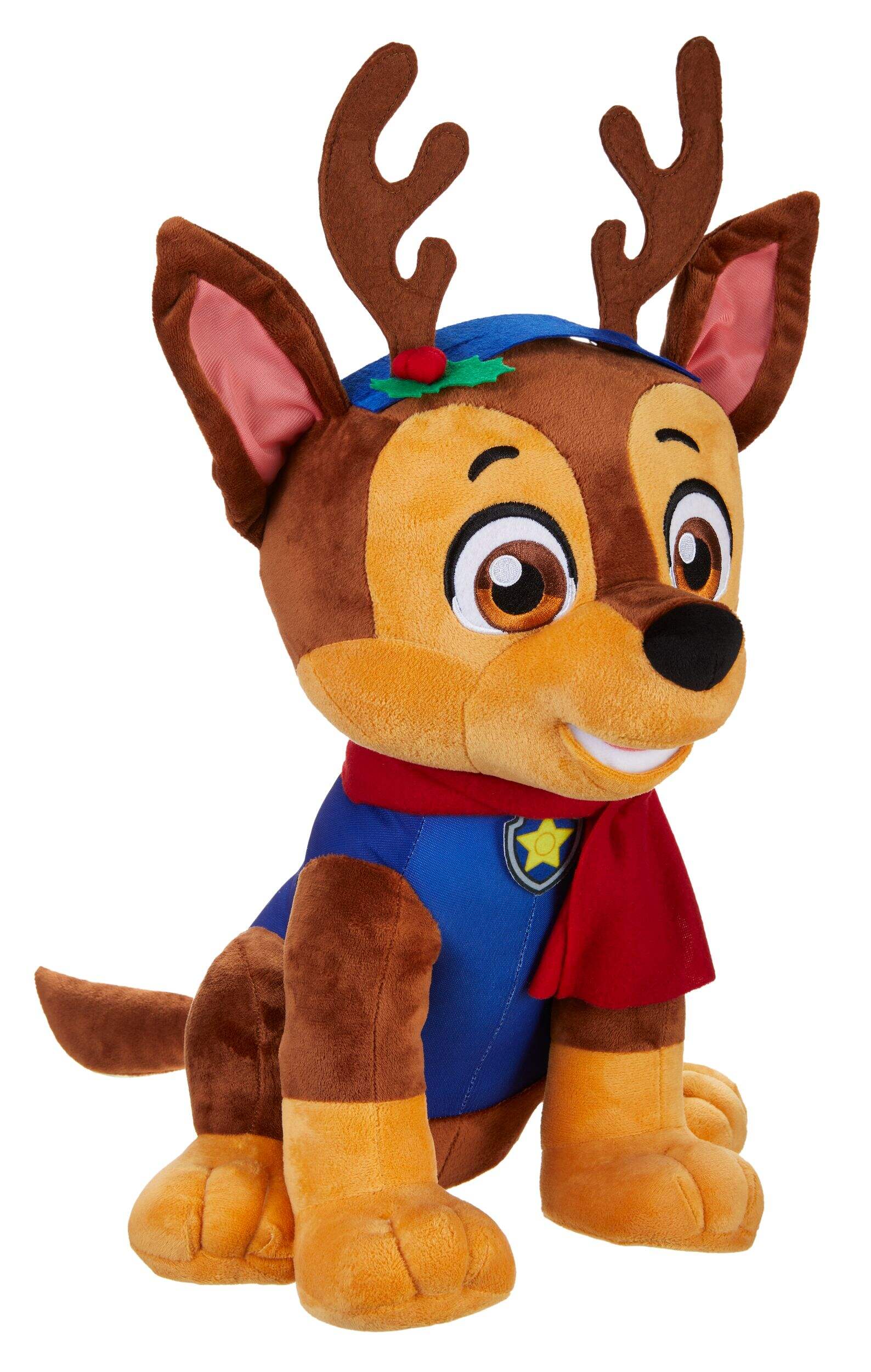 Paw Patrol Chase Christmas Decoration Porch Greeter, 21-in Front_Three_Fourths_Angled_Right