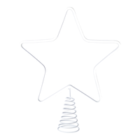 CANVAS Pre-Lit Neon Star Christmas Tree Topper Front_Flat