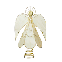 CANVAS Capiz Angel Christmas Tree Topper