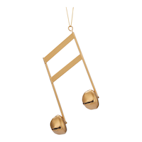 Ornement notes de musique dorée CANVAS Collection C’est la belle nuit de Noël