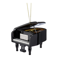 CANVAS Silver Collection Musical Piano Ornament