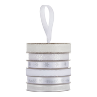 Bobine de ruban CANVAS Collection Blanc boisé, paquet multiple