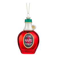 CANVAS Canadian Christmas Collection Maple Syrup Bottle Ornament