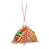 CANVAS Brights Collection Decoration Taco Christmas Ornament Front_Angled_Right