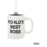 Décoration de Noël tasse World's Best Boss CANVAS Collection couleurs vives Front_Flat