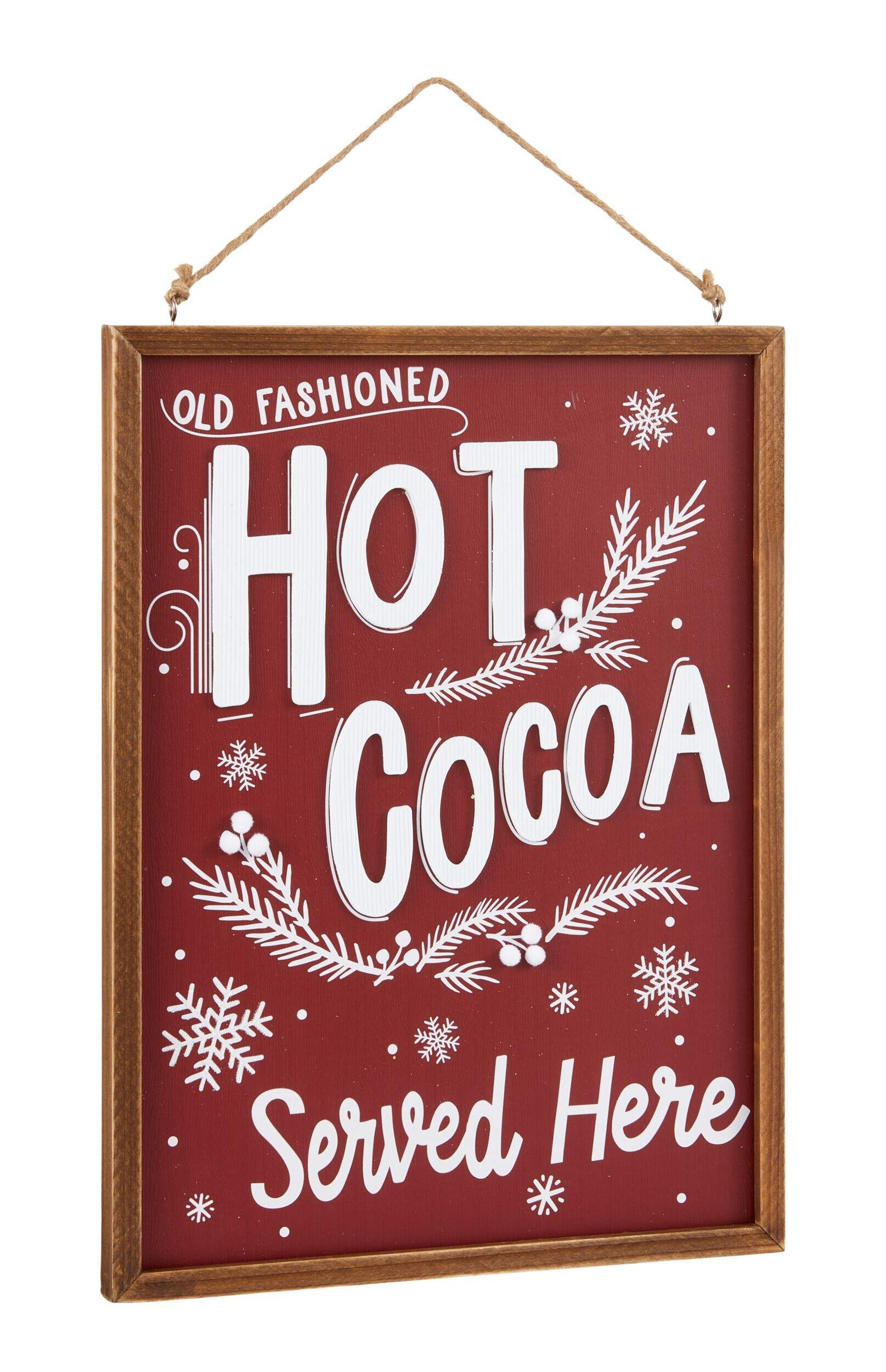 Affiche murale peinte à la main bilingue chocolat chaud CANVAS Front_Three_Fourths_Angled_Right