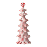 CANVAS Santa's Workshop Collection Peppermint Swirl Tabletop Tree for Christmas, 35-cm Front_Flat