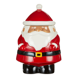 Jarre à biscuits de Noël peinte à la main père Noël CANVAS Collection Atelier du père Noël Front_Flat